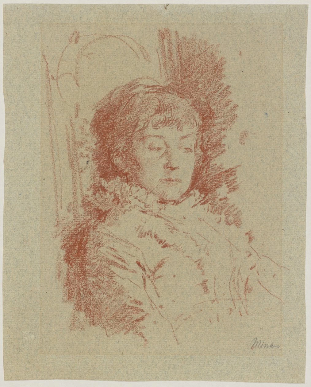 Ritratto di Mina Kaulbach - Städtische Galerie im Lenbachhaus und Kunstbau München